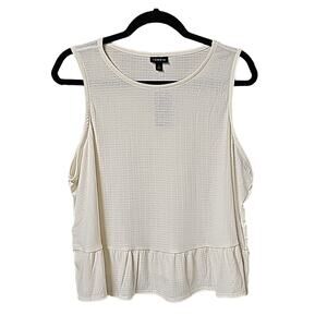 Torrid Texture Knit High Neck Ruffle Crop Top Women's Plus Size 1X NWT